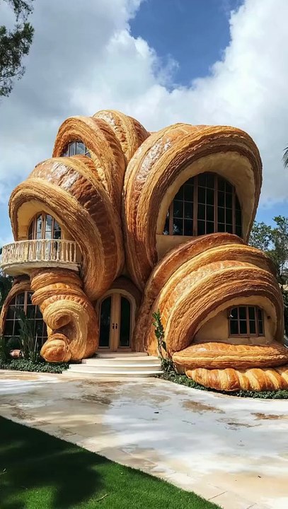 If only ‘home sweet home’ meant living in a croissant house Art_Prompts by @ifonlyai AI-generated video (Midjourney  Magnific AI  Immersity)