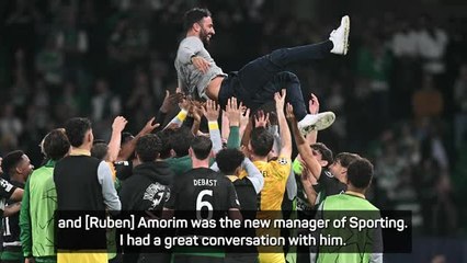 Amorim has 'great knowledge' and needs support - Van der Sar