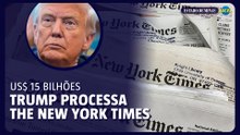 Trump anuncia processo de US$ 15 bilhões contra o The New York Times