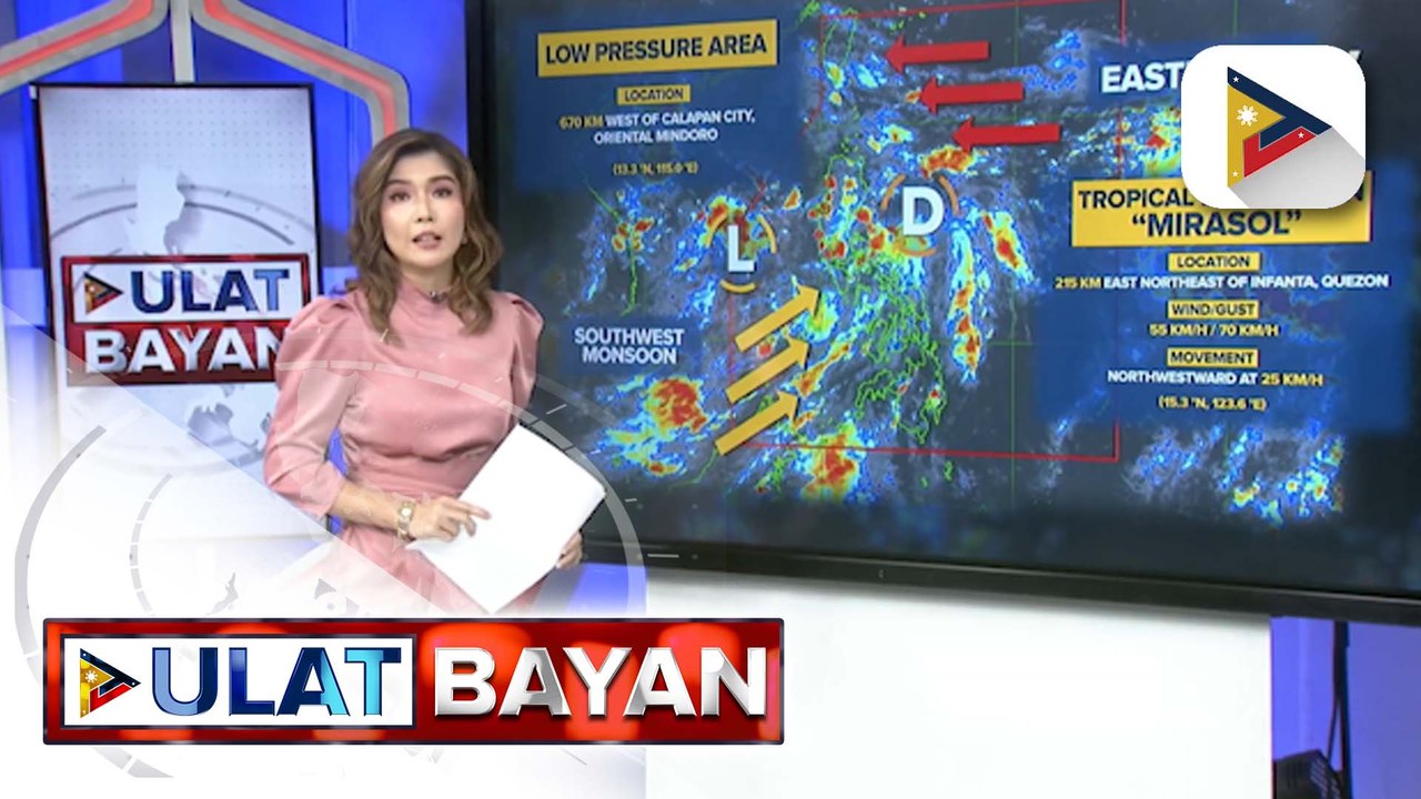 Bagyong #MirasolPH at easterlies, nagpapaulan sa Luzon at Visayas | ulat ni Ice Martinez