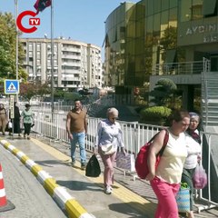 Aydın Büyükşehir Meclisi öncesi bariyerli güvenlik önlemi