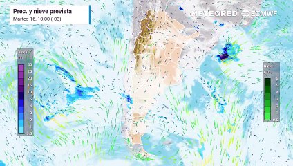 Se afianza el pronóstico en el centro de Argentina: tormentas y descenso de temperatura a partir del 19 de septiembre