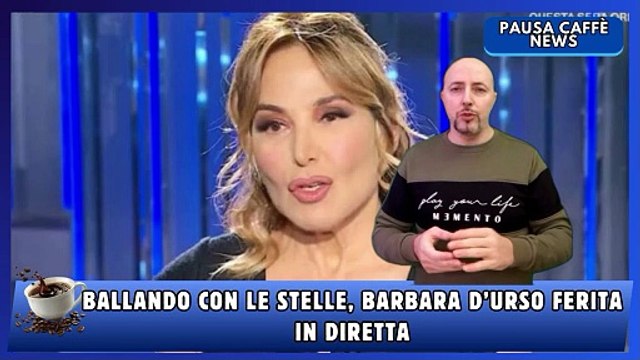 Ballando con le stelle, Barbara D’Urso ferita in diretta