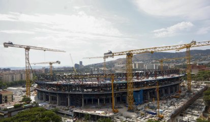 Las obras del Camp Nou siguen siendo un problema para el Barcelona