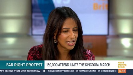 Ranvir Singh urged to quit Good Morning Britain after far-right march comments