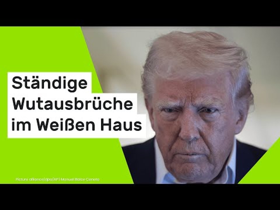 Donald Trump: Ständige Wutausbrüche im Weißen Haus - Berater bringt Mitarbeiter zum Weinen
