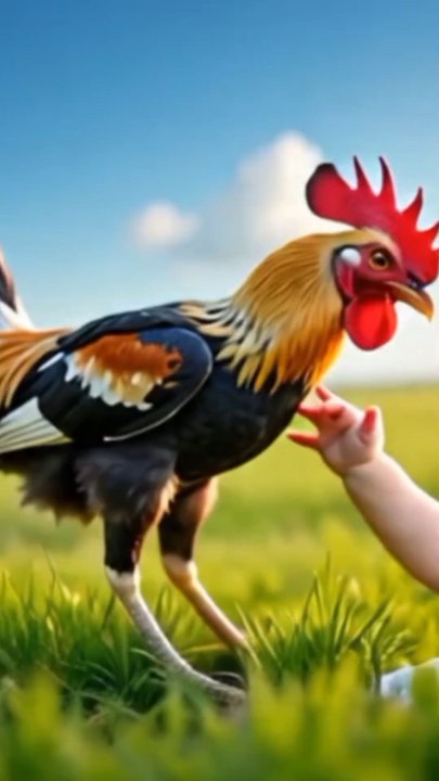 cute baby playing with cock