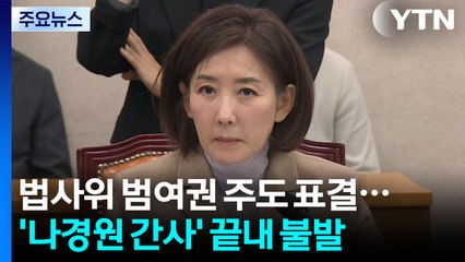 '나경원 간사' 끝내 불발..."법정으로"·"이 대통령도" / YTN