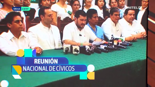 Arranca la reunión nacional de cívicos en Cochabamba sobre el pacto fiscal y la segunda vuelta de las elecciones