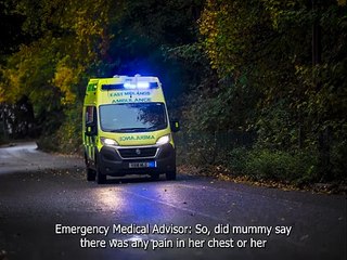 Moment brave girl,8, saved her mum's life