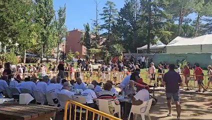 Éxito de participación en la Paella Solidaria de Diputación al precio de 2 euros la ración.
