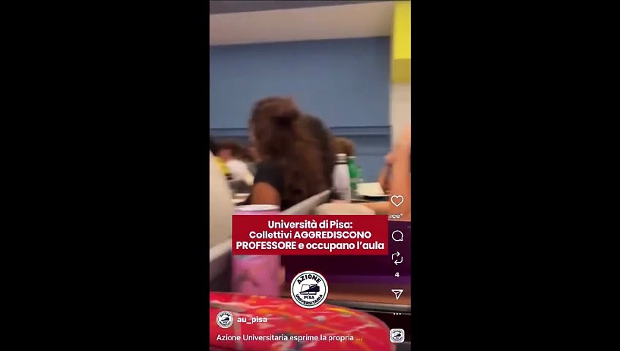 Pisa, l'irruzione degli studenti pro Palestina durante la lezione all'Università