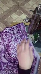 Easy Cutwork Daman Stitching | Sewing tips | #shorts #viralshorts #shortvideo