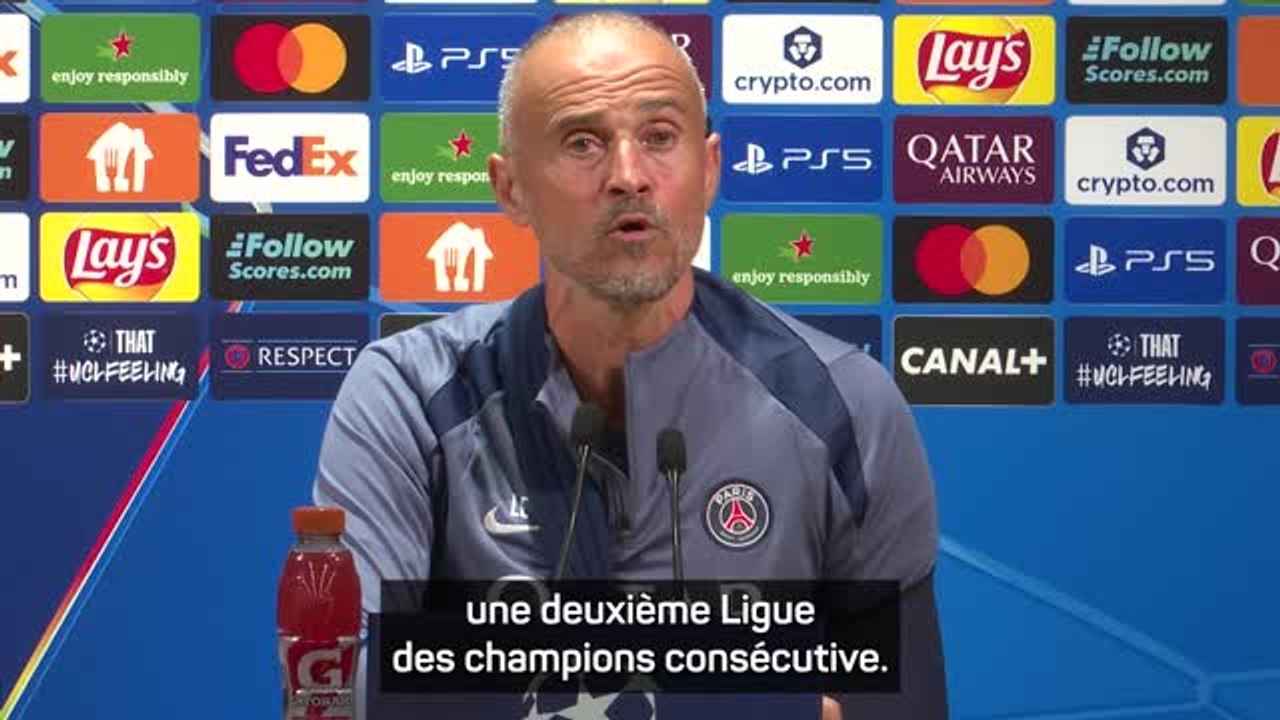 PSG - Luis Enrique : "Nous sommes capables de gagner une deuxième Ligue des champions"