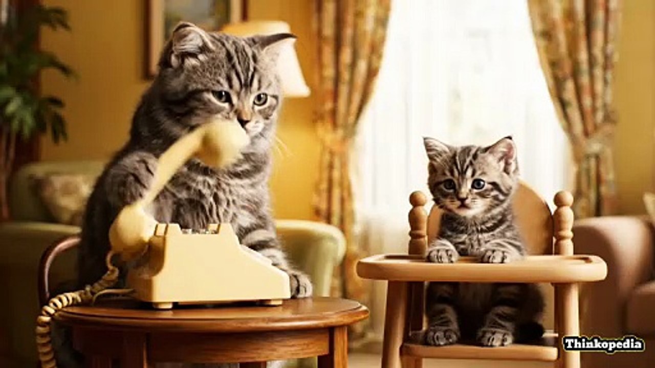 Kitten Misses Papa Cat 😿 | Emotional Cat Family Story | Animated Short Film