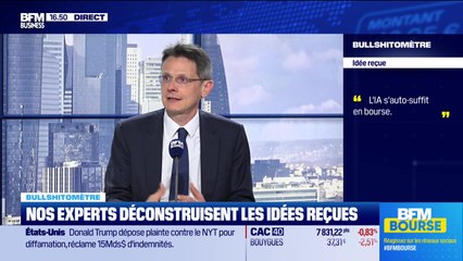 Bullshitomètre : "L'IA s'auto-suffit en bourse" - FAUX répond François Monnier - 16/09