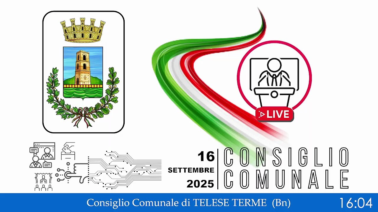 Telese Terme (BN) - Consiglio Comunale (16.09.25)