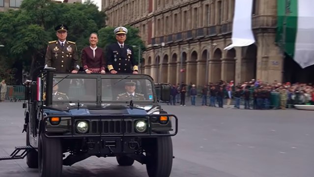 Claudia Sheinbaum encabeza su primer Desfile Cívico Militar por el 215 aniversario de la Independencia de México