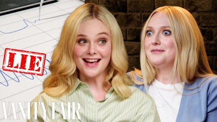 Dakota & Elle Fanning Reveal Secrets in Lie Detector Test 🎤