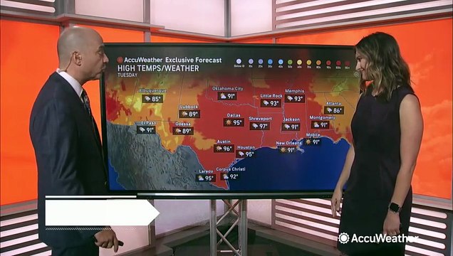 Most of Southeast stays dry, sunny, less humid