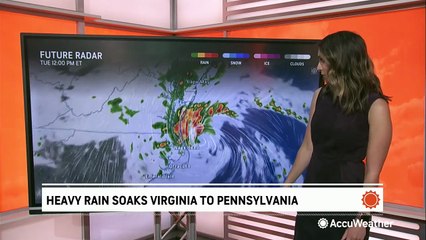 Coastal storm to soak mid-Atlantic with heavy rain