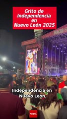 Samuel García da el grito de Independencia en Macroplaza