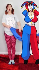 POMNI URBANA 2D VS 3D 🎪 #COSPLAY