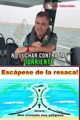🌊 Qué hacer si te arrastra la corriente: consejos de la Guardia Civil