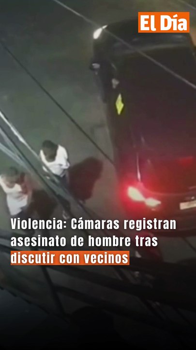 Violencia: Cámaras registran asesinato de hombr...