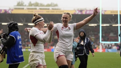 Rampant Red Roses storm into Women’s Rugby World Cup final four as Scotland bow out