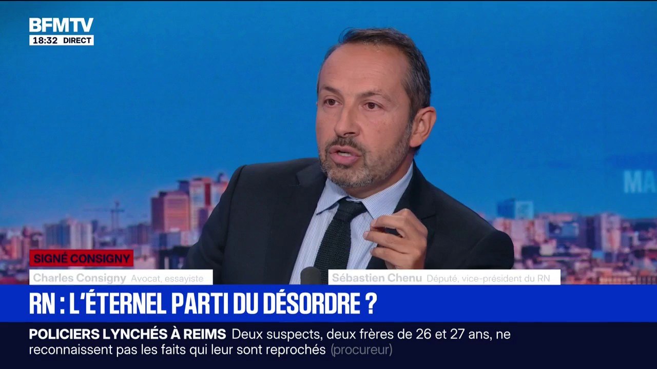 Crise politique: "Monsieur Retailleau il ne vient pas pour faire changer les choses, il vient pour accrocher un titre et pour pouvoir exister", lance Sébastien Chenu, vice-président du RN