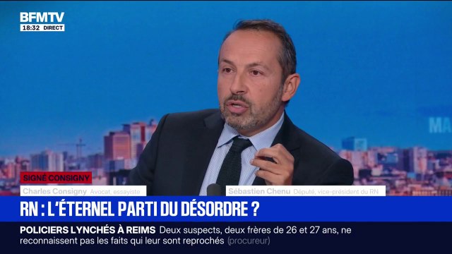 Crise politique: Monsieur Retailleau il ne vient pas pour faire changer les choses, il vient pour accrocher un titre et pour pouvoir exister , lance Sébastien Chenu, vice-président du RN