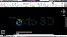 Autocad - Texto 3D. Extruir texto. Letras, números y símbolos 3D. Tutorial en español HD