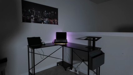 Best desk for you! L-shaped computer desk for home and office.