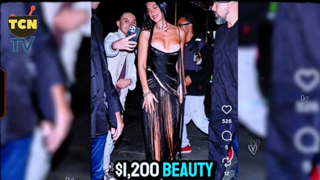 Dua Lipa’s 2 Black Dresses at NYC Spotify Event