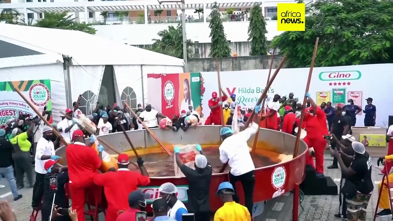 Nigeria : la plus grande marmite de riz jollof certifiée par Guinness World Records
