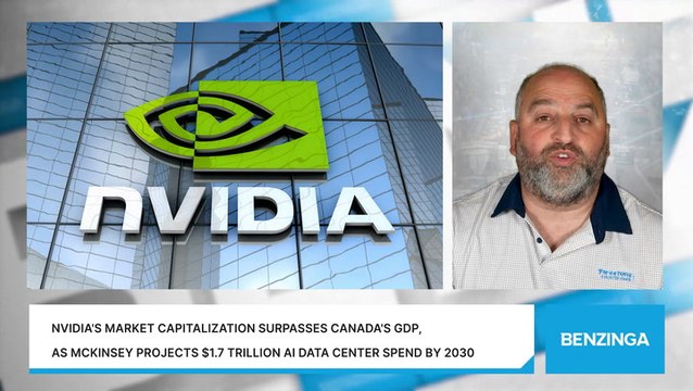 Nvidia's Market Capitalization Surpasses Canada's GDP, As McKinsey Projects $1.7 Trillion AI Data Center Spend By 2030