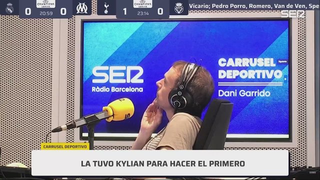 Gol del Marsella en el 22, gol de Weah, Real Madrid 0-1 Olympique Marsella