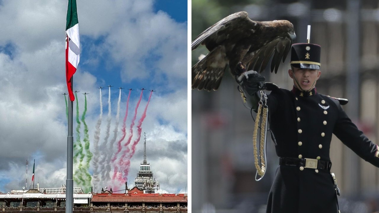 Desfile Cívico Militar: Fuerzas armadas recorren las calles de la CDMX y el águila real también se luce