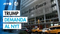 Trump demanda al New York Times por 15,000 mdd por difamación