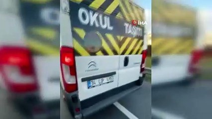 Trafikte kaynak kavgası: Servis şoförlerine tepki yağdı!