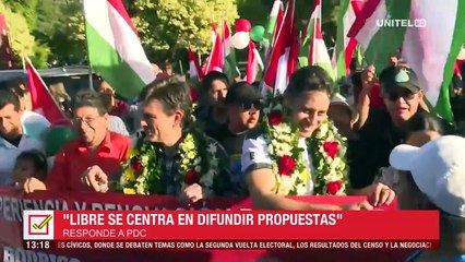 Libre afirma que no hace guerra sucia y que se concentra en difundir sus propuestas