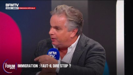FORUM BFMTV - Immigration en France: "On est tous dépossédés de la moindre initiative", explique Alexandre Jardin, écrivain