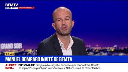 Mobilisation du 18 septembre: "Pour se faire entendre, il faut que cette mobilisation soit pacifique", indique Manuel Bompard, coordinateur national de LFI