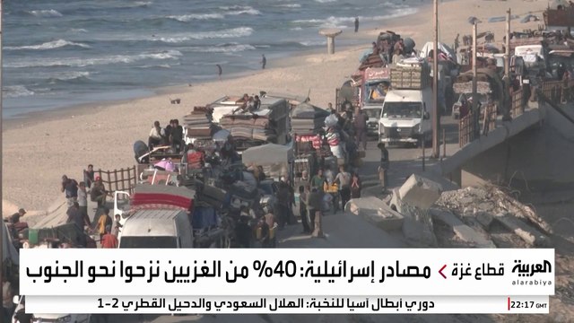 رحلة نزوح قاسية جديدة تحت القصف لعشرات الآلاف من الفلسطينيين نحو جنوب غزة