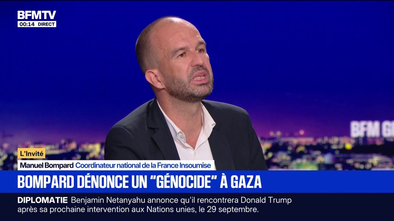 Offensive israélienne à Gaza: "Je suis indigné, bouleversé par ce qu'il se passe", indique Manuel Bompard, coordinateur national de LFI