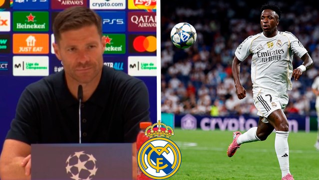 Xabi Alonso explica la suplencia de Vinícius Jr. en la victoria del Real Madrid en Champions: Nadie va a jugar todos los partidos
