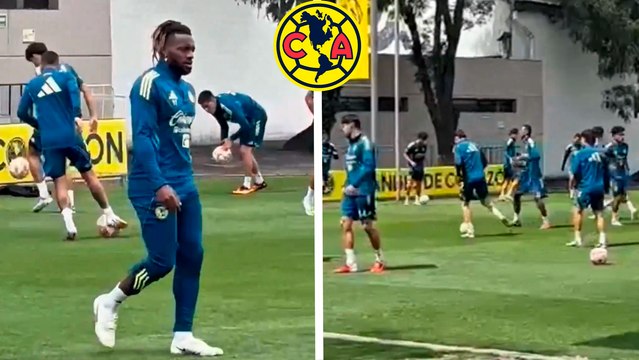 Allan Maximin-Saint y América entrenan para enfrentar a Rayados con la ausencia de Henry Martín y Álvaro Fidalgo
