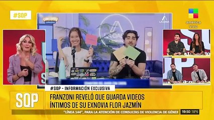 El descargo de Agustín Franzoni tras admitir que guarda videos íntimos de Flor Jazmín Peña