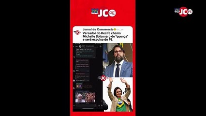 Vereador do Recife chama Michelle Bolsonaro de "quenga" e será expulso do PL